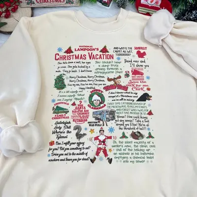 National Lampoon's Christmas Vacation Sweatshirt, Christmas Vacation Quotes, National Lampoons Vacation