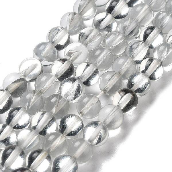 Synthetic Moonstone Beads Strands