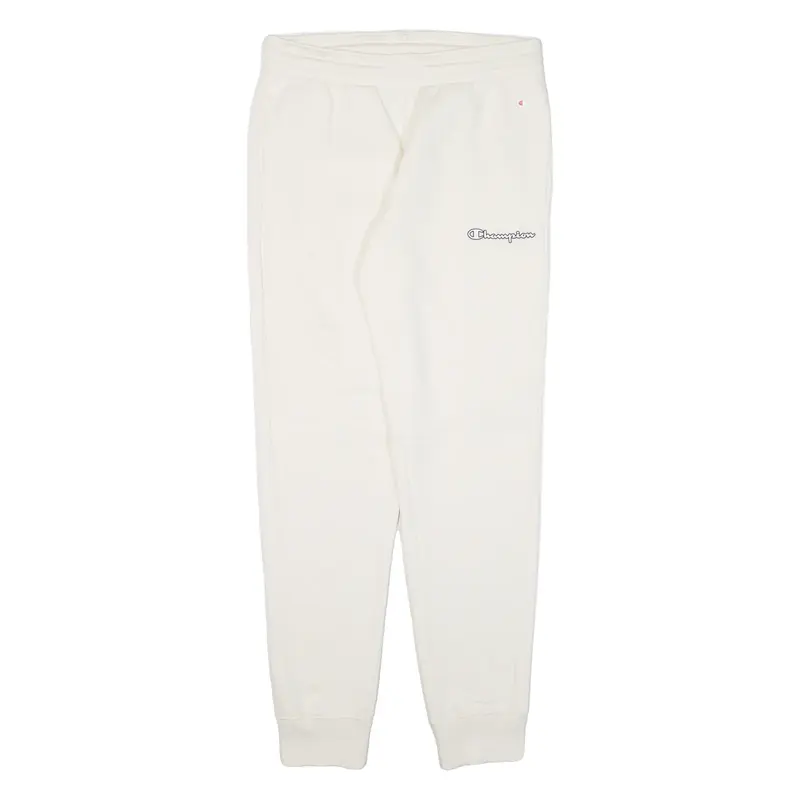 CHAMPION Womens Joggers Cream Tapered S W30 L30