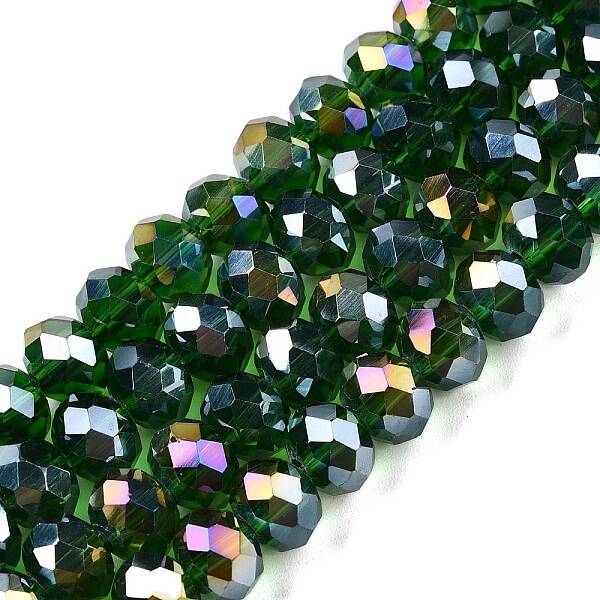 Electroplate Glass Beads Strands