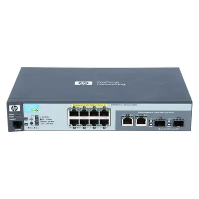 J9298A#ABA HP 2520-8G-PoE 10-Port + 2-Port SFP Layer 2 Switch