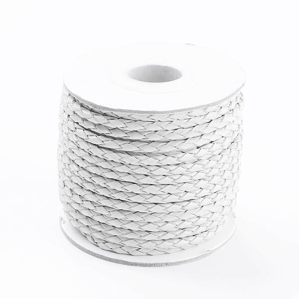 Round Braided Cowhide Cords