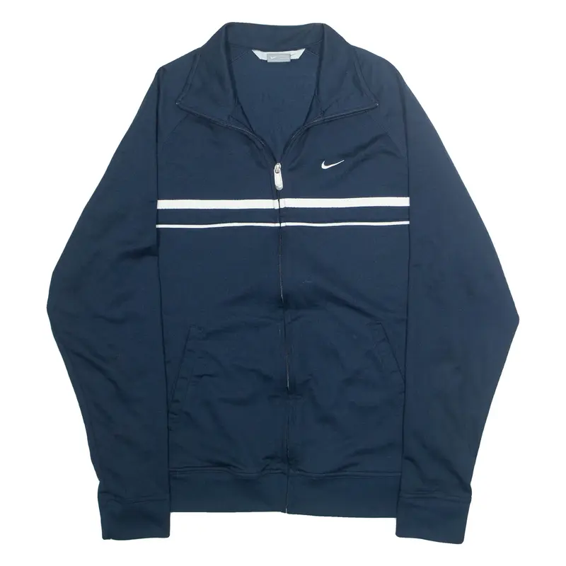 NIKE Mens Track Jacket Blue L