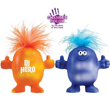 100 Customized Smilin' Mood Stress Dude - Color Changing