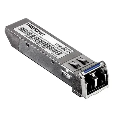 TRENDnet TI-MGBS40 | 1000Base-EX Single-Mode 40km LC Industrial SFP Transceiver Module