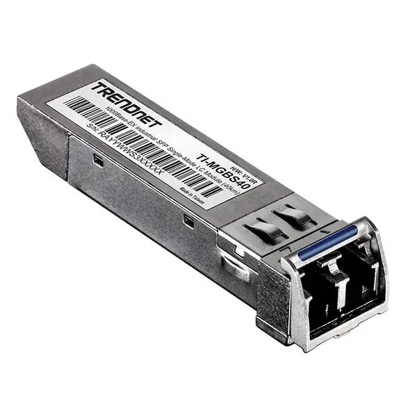 TRENDnet TI-MGBS40 | 1000Base-EX Single-Mode 40km LC Industrial SFP Transceiver Module
