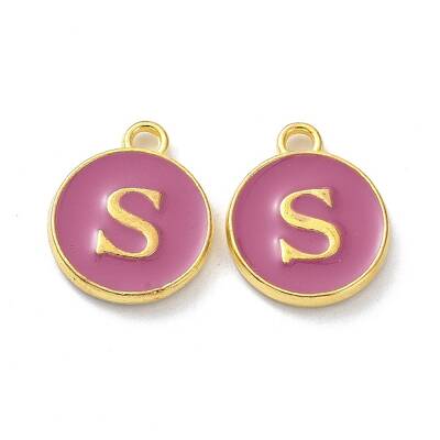 Golden Plated Alloy Enamel Charms