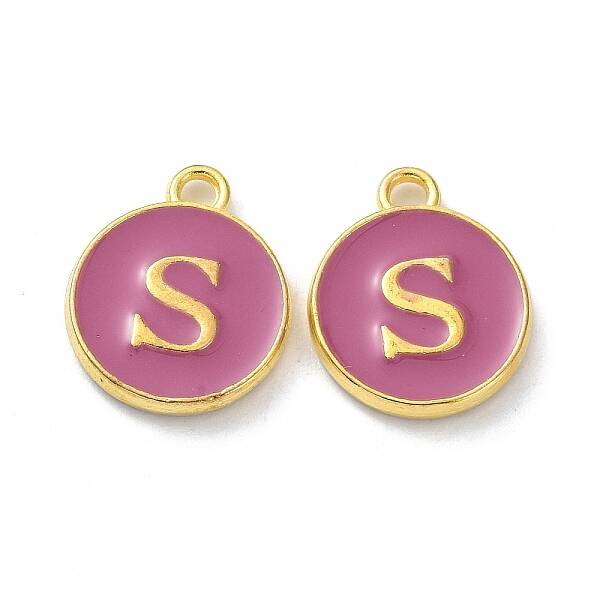 Golden Plated Alloy Enamel Charms