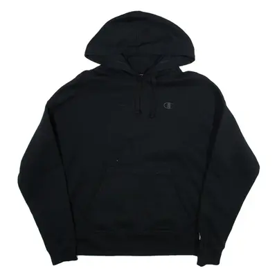 CHAMPION Mens Black Hoodie M