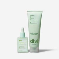 Divi Heat-Free Duo, Detoxify & Define, Scalp Serum + Air Dry Cream, Smooths, Nourishes & Strengthens, 2-Step Hair Care System...
