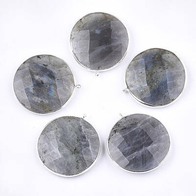 Natural Labradorite Pendants