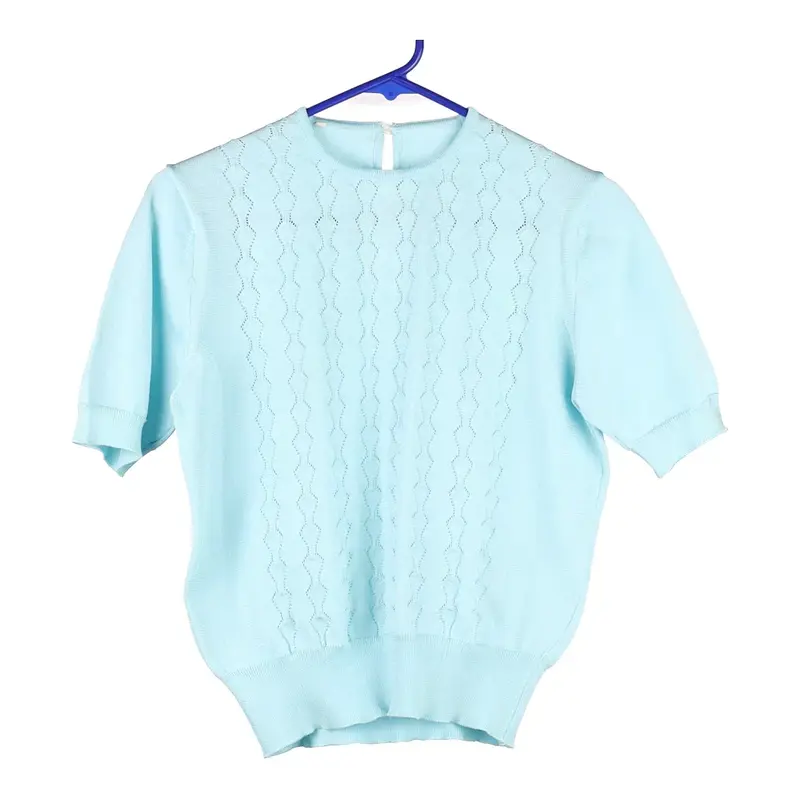 Unbranded Top - Large Blue Cotton Blend