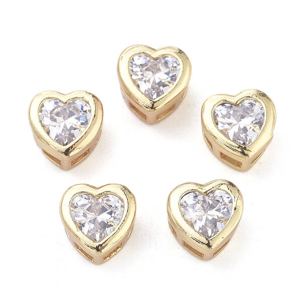 PVD Vacuum Plating Brass Cubic Zirconia Pendants