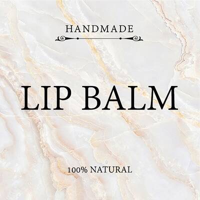 Custom Lip Balm DIY Label Sticker