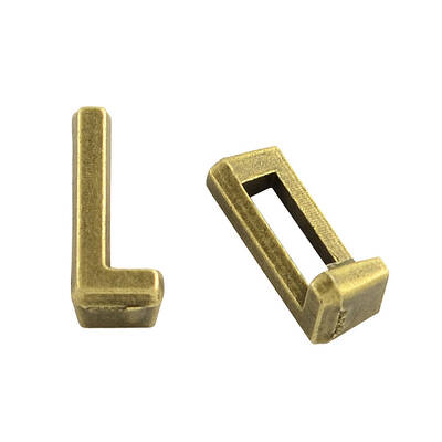 Tibetan Style Alloy Letter Slide Charms