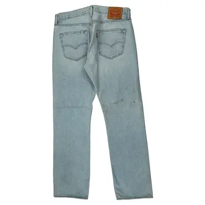501 Levis Jeans - 33W 31L Blue Cotton