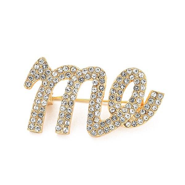 Alloy Rhinestone Brooches