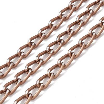 Oval Oxidation Aluminum Curb Chains