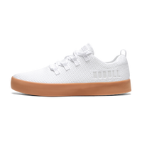 NOBULL Women's Recs Knit Shoe in White Gum - Casual Sneaker, Training Footwear