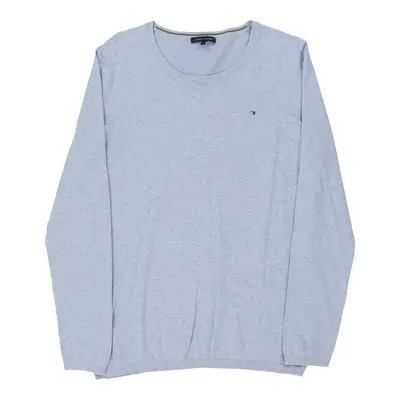 Tommy Hilfiger Jumper - Large Blue Cotton