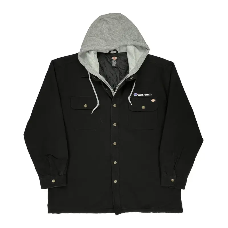 Net-Tech Dickies Overshirt - 3XL Black Cotton | Size: xxx-large
