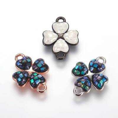 Brass Enamel Links connectors