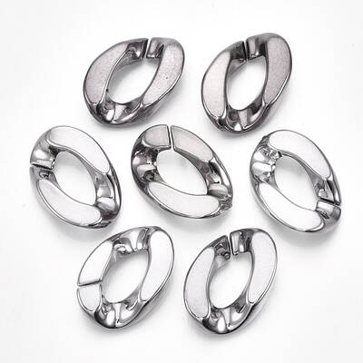 UV Plating ABS Plastic Linking Rings