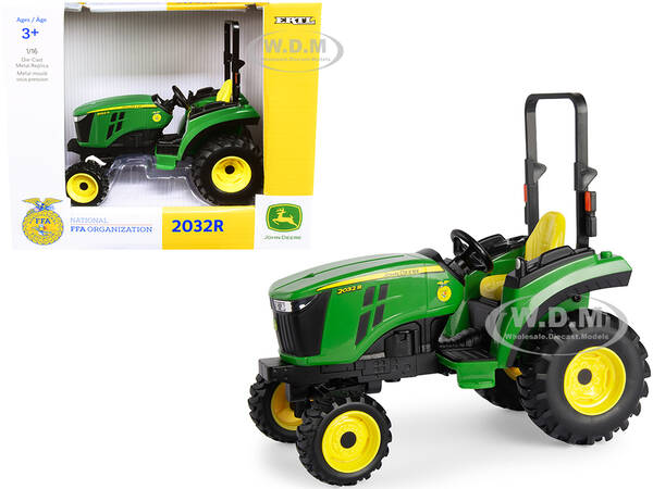 John Deere 2032R Compact Tractor Green with \