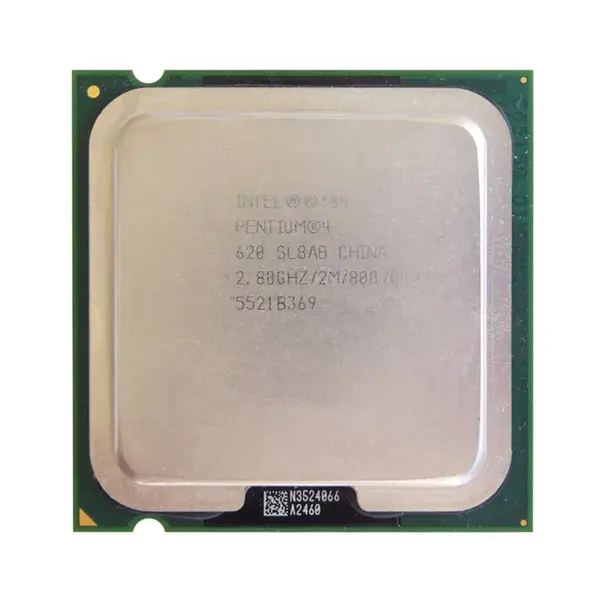 379289-004 HP 2.80GHz 800MHz FSB 2MB L2 Cache Socket LGA775 Intel Pentium 4 620 Single-Core Processor