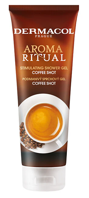 Dermacol Gel Doccia Avvolgente Aroma Ritual Coffee Shot (Gel Doccia Stimolante) 250 Ml