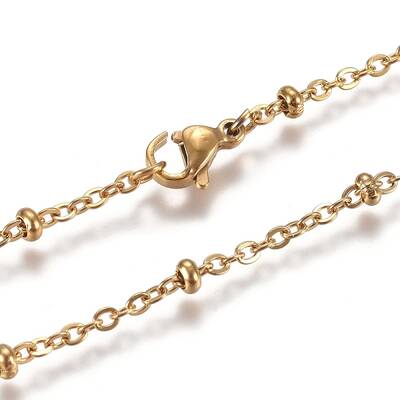 304 Stainless Steel Cable Chains/Satellite Chains Necklaces