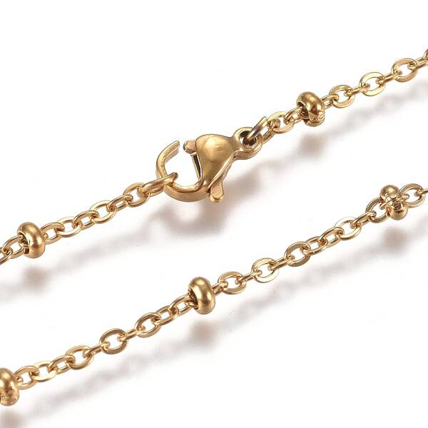 304 Stainless Steel Cable Chains/Satellite Chains Necklaces