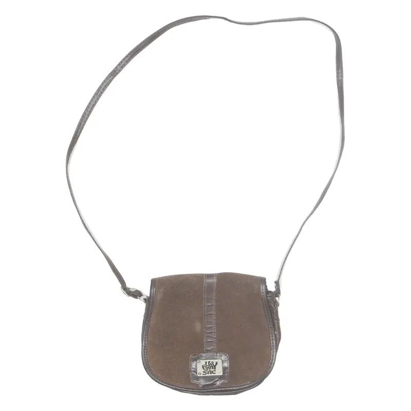 OKAY SAC Womens Crossbody Bag Brown Leather