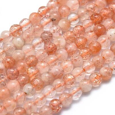 Natural Sunstone Beads Strands