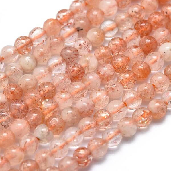 Natural Sunstone Beads Strands