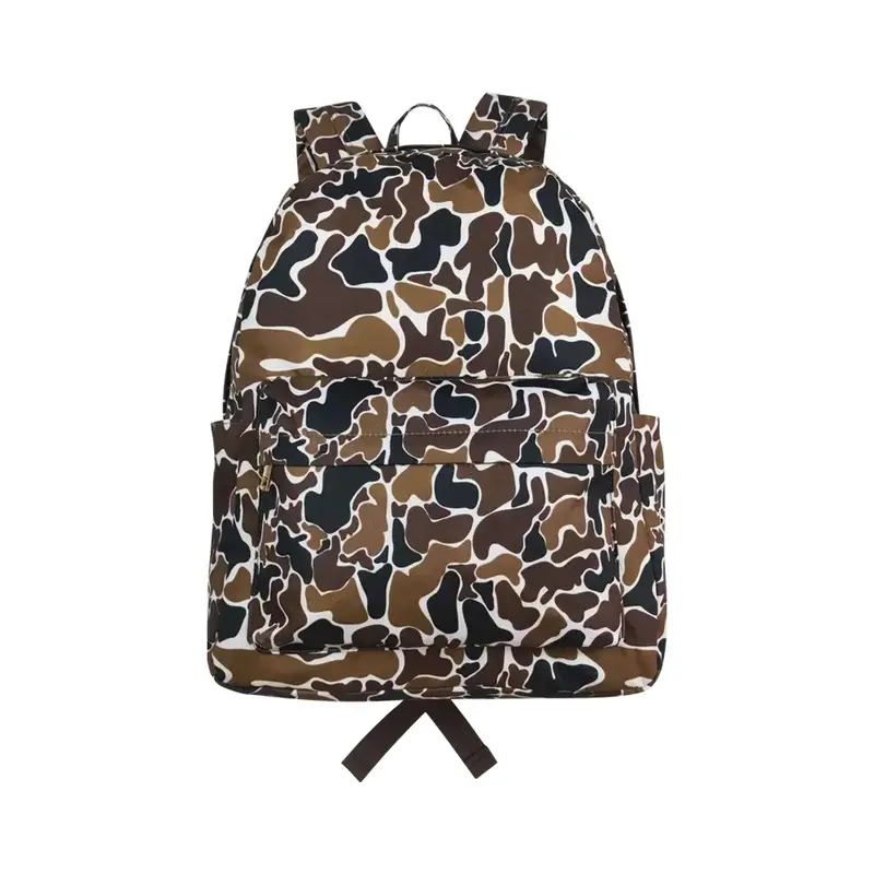 BA0236-back to school kids Camouflage brown backpack