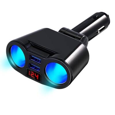 Cigarette Lighter With Mobile Charger Dual Car Lighter