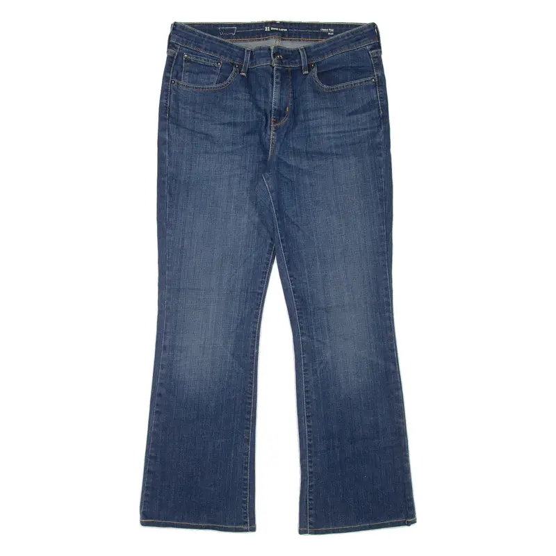LEVI'S Classic Rise Womens Jeans Blue Regular Bootcut Stone Wash W31 L32