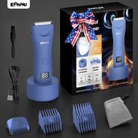 【Independence Day Sale】Enssu Electric Body Hair Shaver-Groin Hair Trimmer, Ball Trimmer for Men - Replaceable Ceramic Bla...