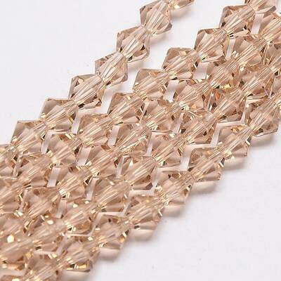 Imitate Austrian Crystal Bicone Glass Beads Strands