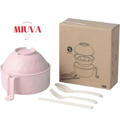 MIUVA 6 in1 Ramen Cooker 33oz Microwave Noodle Bowl with Chopsticks College Dorm Room Essentials for Instant Noodles Cooking ...