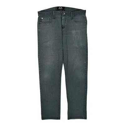 Oakley Slim Fit Jeans - 34W 31L Grey Cotton Blend
