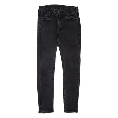 LEVI'S 519 Hi-Ball Mens Jeans Black Slim Skinny W28 L27