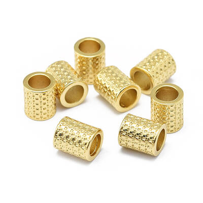 Rack Plating Brass European Beads