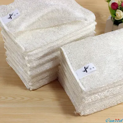 Bamboo Fiber Kitchen Cloth | Quantity: Q5pcs