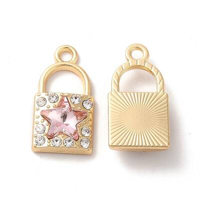 Pink Glass Pandants