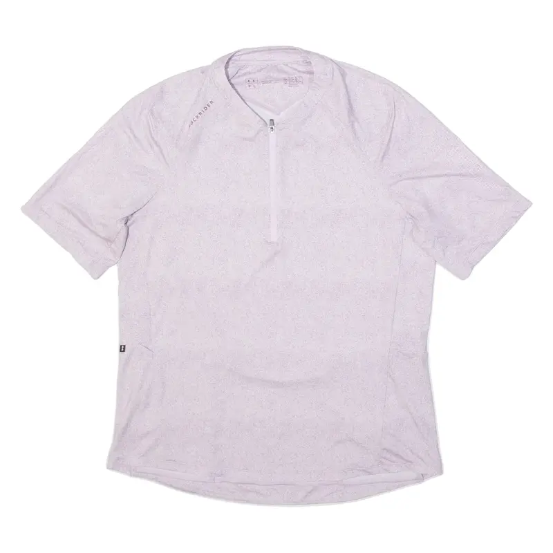 ROCKRIDER Cycling Womens Jersey Pink 1/4 Zip L