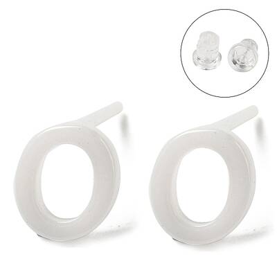 Hypoallergenic Bioceramics Zirconia Ceramic Stud Earrings