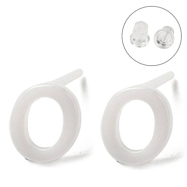 Hypoallergenic Bioceramics Zirconia Ceramic Stud Earrings