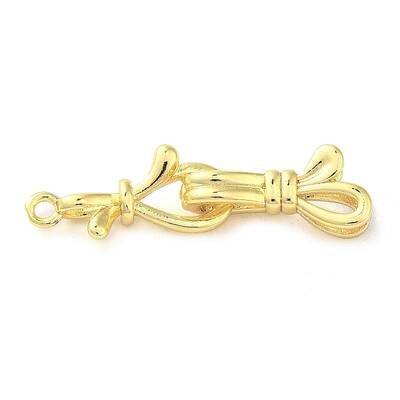 Rack Plating Brass Fold Over Clasps